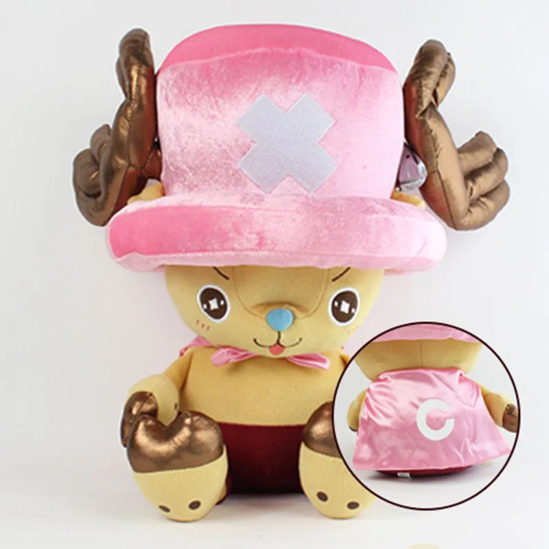 2017 Anime One Piece Tony Tony Chopper Plush Toys Cute Kids Cartoon Chopper Soft Stuffed Dolls Gift for Baby Kids Children Friends 30cm  (1)