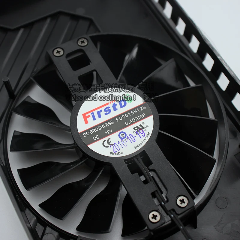 Видеокарта вентилятор для Palit GTX750Ti StormX OC FD9015H12S DC12V 0.40A 2 линии