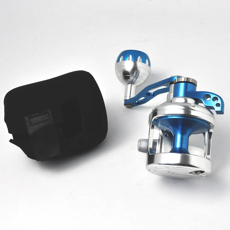 Carretel de Pesca de Corrico de Água Direito do Mar Salgada Punho Barco Max Arraste 20-25 kg Jigging Carretel Tc100 Tc200 14 salgada TC100 TC200 Punho Direito Do Mar