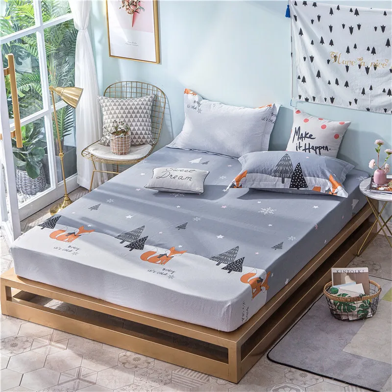 cartoon gray fox pattern