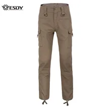 ESDY Демисезонный человек открытый Пеший Туризм Кемпинг Брюки для девочек двойной Слои Для мужчин Тактический Брюки для девочек Теплые Штаны для прогулки мешковатые Мотобрюки Военная униформа