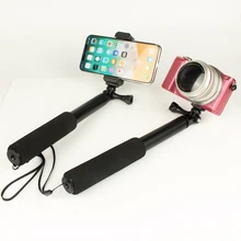 Выдвижной Складной селфи палка монопод штатив подставка для Gopro Hero 3 4 5 6 7 sony samsung телефон камера селфи палка