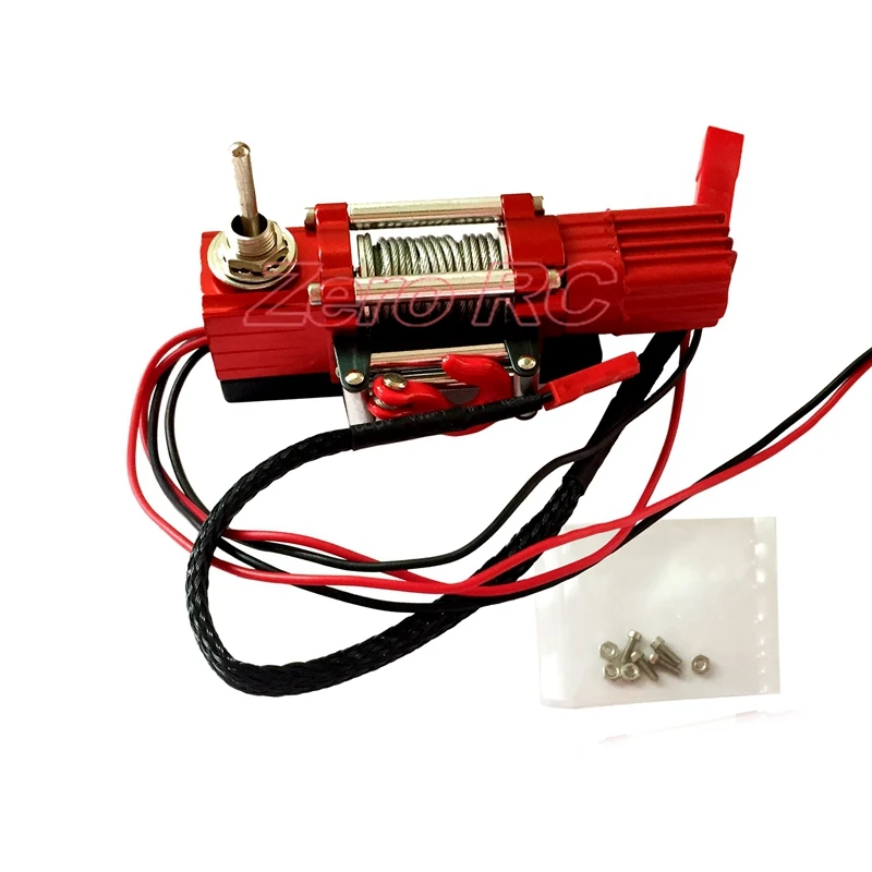 

1/10 RC 4WD D90 Scx10 D110 3kg Winch With Manual Switch and Teleswitch Radio System to Choose