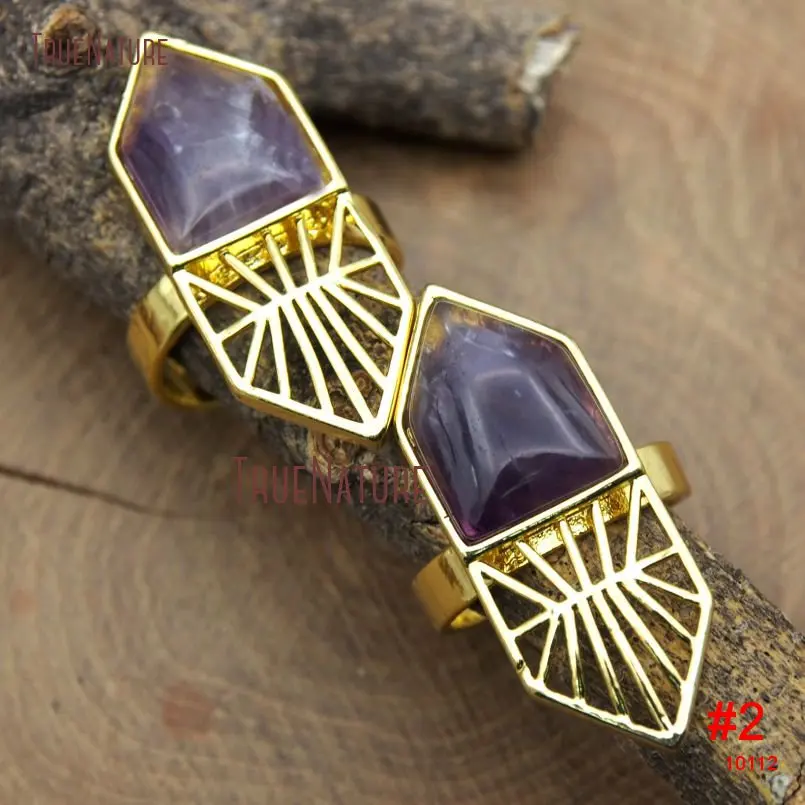 20180111-RM10114- Gold Plating Hexagon Ring_2