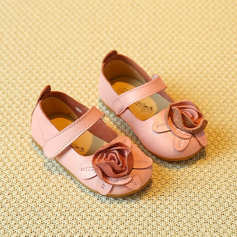 2017 Genuine Leather Flower baby Comfordtable Prince baby leather