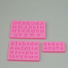 1 шт. 26 чехол английский, алфавитно-цифровой помадка силиконовая форма высокая температура помадка торт набор для выпечки с шоколадом плесень