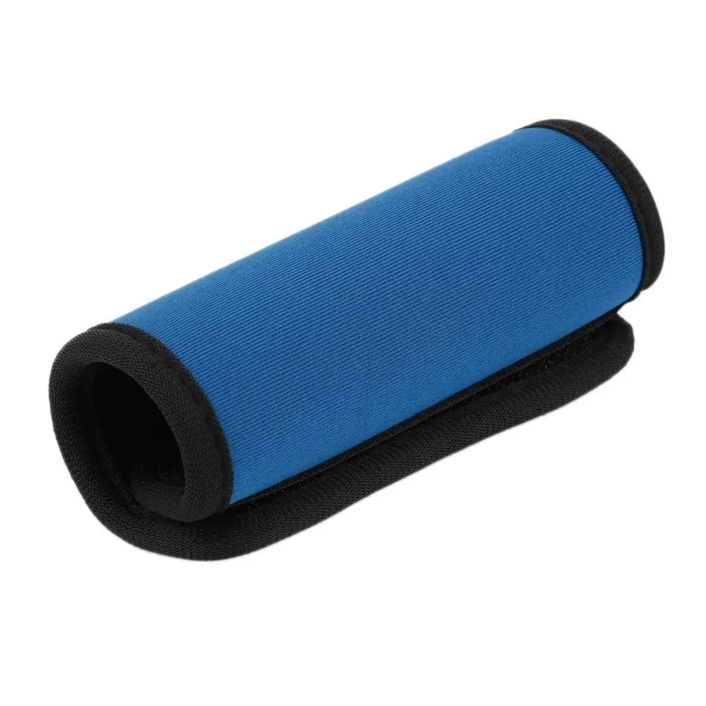 Удобный светильник с неопреновой ручкой/ручка/идентификатор для дорожная сумка чемодан подходит для любой багажной ручки клейкий кран горячая распродажа - Цвет: Blue