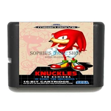 Knuckles(In Sonic 1) игровой картридж новейшая 16 бит игровая карта для sega Mega Drive/Genesis system
