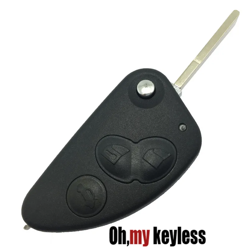 5pcs Lot Replacement 3 Button Remote Flip Key Case Fob For