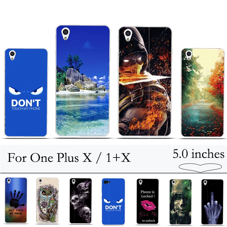For Oneplus X Case Cover 3D Relief Paint Back for One plus 1+X Cases Silicone Protector Luxury Bags OnePlus | Мобильные телефоны и