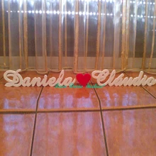 Пользовательские свадьбы письмо, украшения сада спальня украшает стене буквы