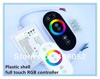 

DC 12-24V Wireless LED Controller RF Touch Panel LED Dimmer RGB Remote Controller for RGB LED STRIP LIGHT