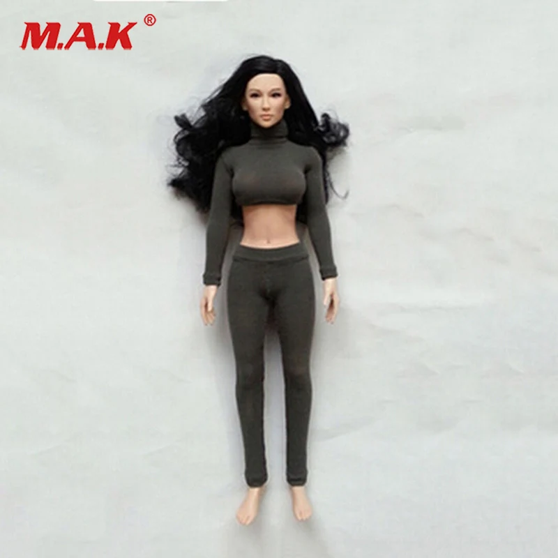 

1/6 Female Slim Tight Clothes Sports Underwear For 12" Doll Model Figure PH Large Large Bust Female Action Figures