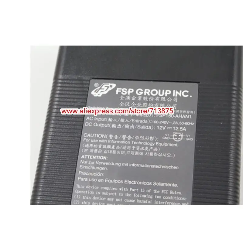 Натуральная FSP150 AHAN1 12V 12.5A DPS 150NB 1A ноутбук Зарядное устройство для Сетевое