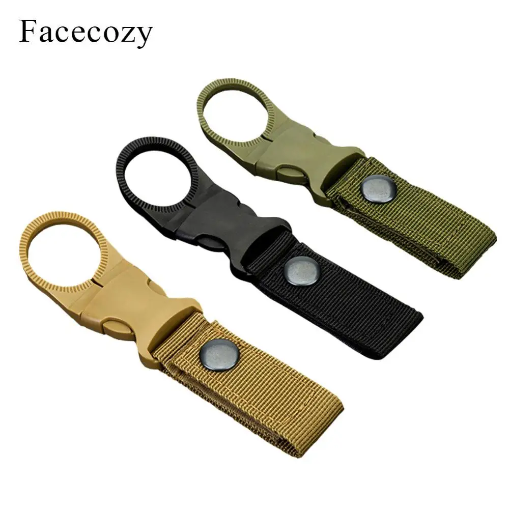 

1pcs Hanging Buckle Water Bottle Hook Portable Outdoor Tools Belt Bags Buckle Trekking Fishing Plastic Tactical Buckles