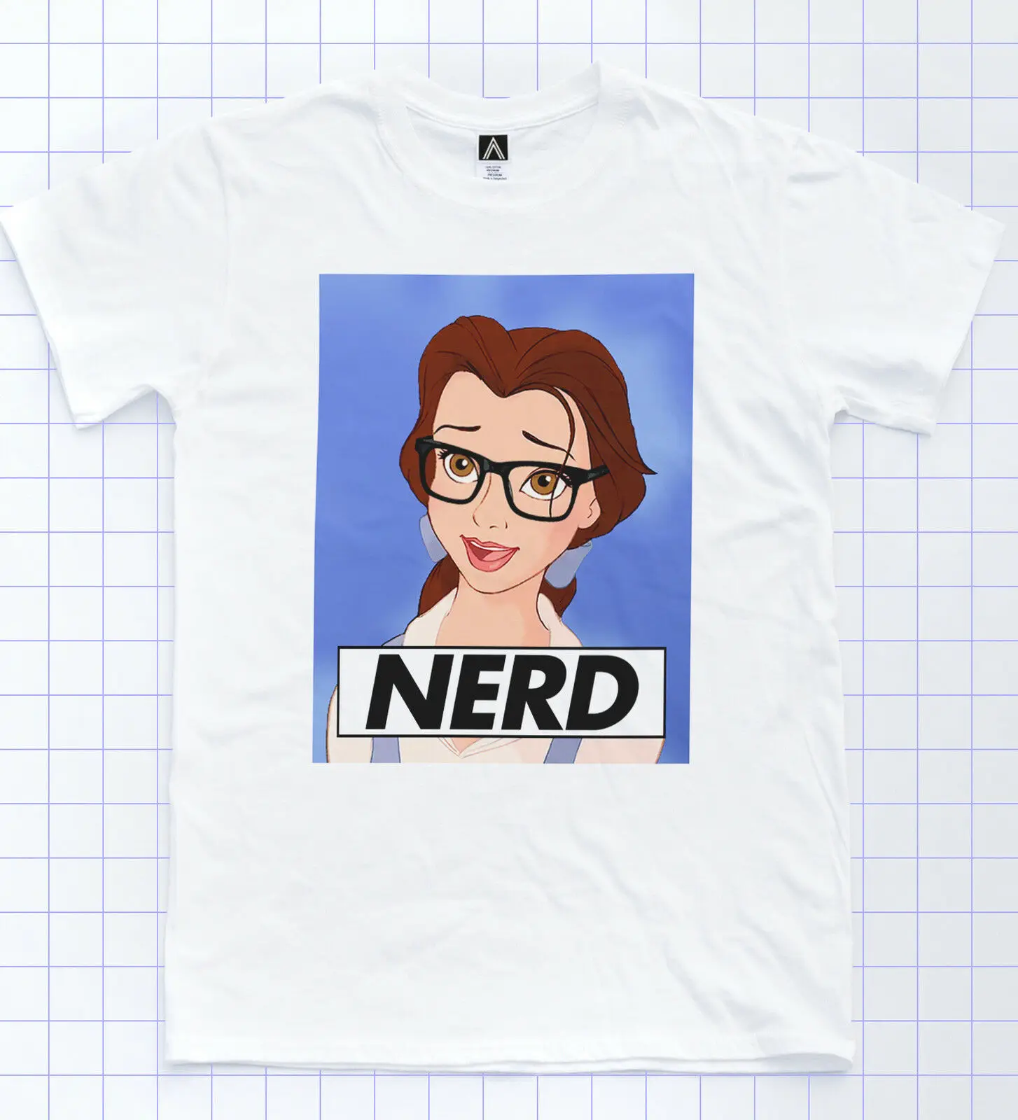 Футболка принцессы Nerd Belle Красивая Классическая футболка с изображением зверя