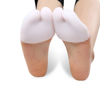 

1Pair Professional Ballet Shoe Pointe Toe Cap Covers High Heels Pointed Toes Pain Protector Silicone Gel Soft Pads Feet Care