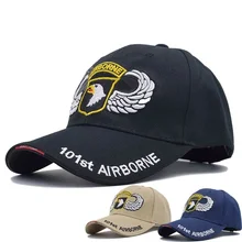 Тактический Hat Военный Спорт AirSoft Кепки 101st дивизии Кости Snapback Hat Охота Пеший Туризм Рыбалка Кепки Gorras