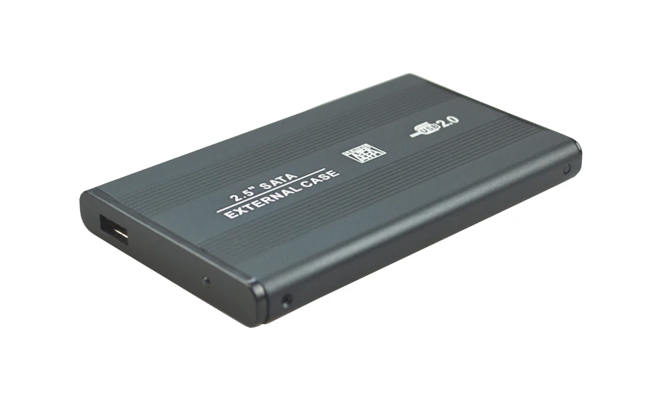 Случай HDD 2,5 дюйма SATA к USB 2,0 SSD адаптер для SSD 1 ТБ 2 ТБ жесткий диск Box внешний корпус HDD
