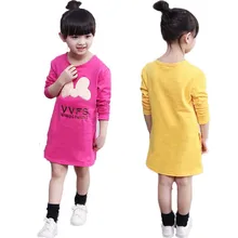 Длинное платье для девочек; весенне-осенние платья с бантом для девочек; детское платье принцессы с длинными рукавами; костюм От 6 до 12 лет