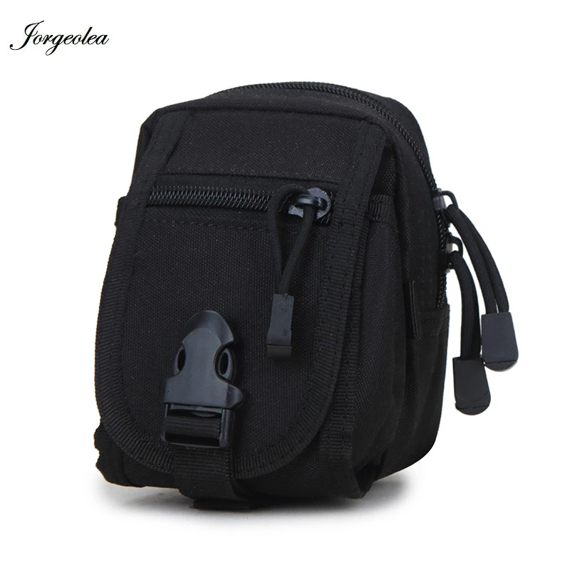 

Jorgeolea Men Outdoor Military Waist Bag Multifunctional Mini Bag Travel Waist Bag Hips Bag Wallet Waist Coin Purse N0304