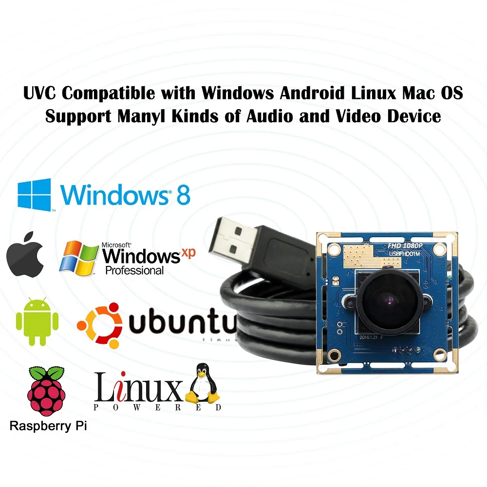 2,0 Мегапикселя HD CMOS OV2710 usb 2,0 high speed 30/60/120fps широкоугольный 170 градусов рыбий глаз usb модуль камеры веб-камера 1080 P