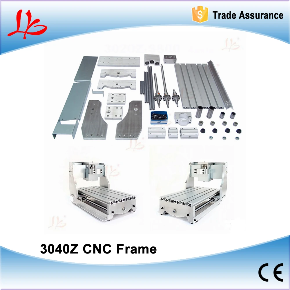

Mini CNC Engraving Machine Parts 3040 Lathe Bed Frame with Ball Screw, DIY CNC Frame 3040 for CNC 3040 Milling Machine