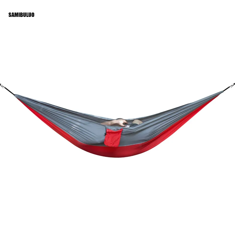 Portable Parachute Hammock 2 People Outdoor Survival Camping Hammocks Garden Leisure Travel Double hanging Swing 270cmx140cm Portable Parachute Hammock 2 People Outdoor Survival Camping Hammocks Garden Leisure Travel Double hanging Swing 270cmx140cm