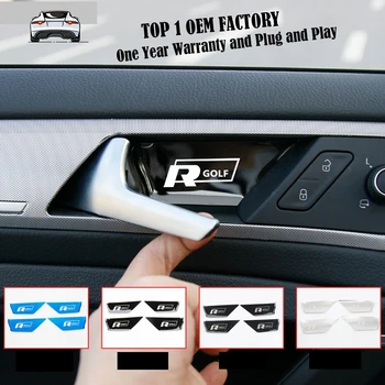 

Car-styling For Volkswagen Golf 7 / 7.5 2014-2018 Door Handle Bowl Carbon Fiber Trim Stickers Covers Accessories