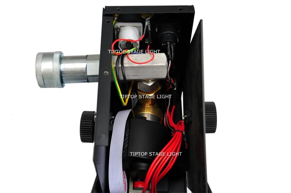 Máquina de Efeito de Iluminação Iluminação de Palco Mangueira de Gás de Cobre Encaixe de Bronze o Pacote Caso do Vôo Balanço Co2 4in1 Jet de Palco Profissional Máquina 6 m 14 Cheap Efeito de Iluminação de palco
