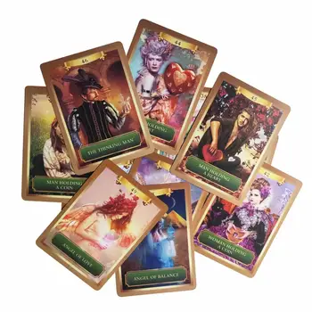 

Full English Oracle Cards Deck 44 Cards, Tarot Cards Guidance With E-book For Family Fun Board Game hot