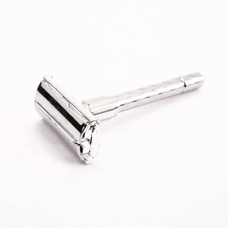 

Adjustable Double Edge Shaving Safety Razor Shaver Blades Zinc Alloy Chrome Hot New Razor Father's Day Gift For Dad or Wholesale