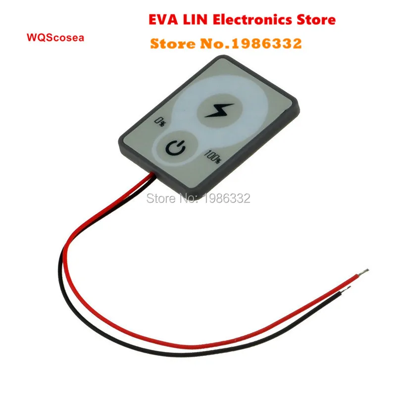 

WS16 12V Lead-acid Battery Capacity Indicator Meter Touch Battery Power Tester LED Light Display Monitor Analyzer