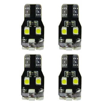

4pieces White Can bus No Error T10 W5W 13 LED Bulbs 3528/1210 SMD Driving Car Light High Quality Lamp 12V