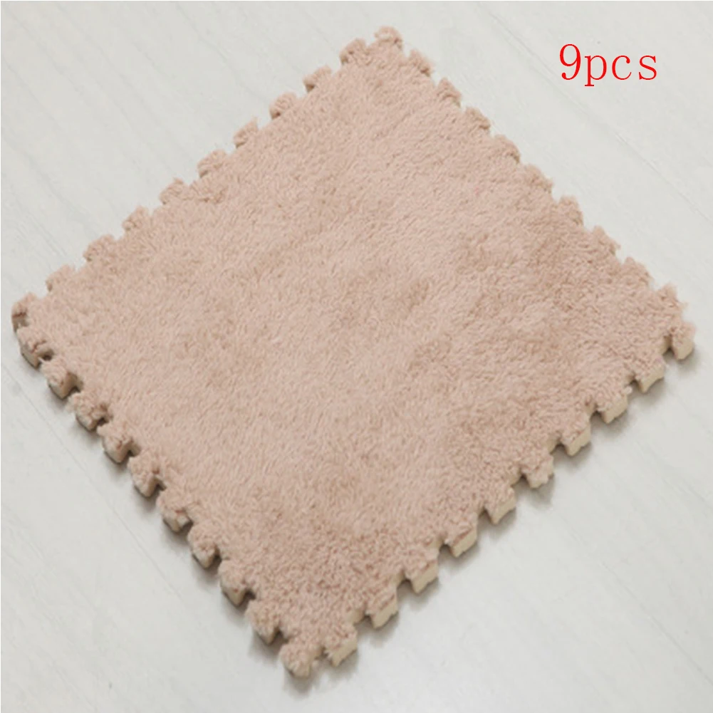 9Pcs/lot DIY Stitching Carpet Mattress Foam Rugs For Bedroom Living Room Crawling Pad Tatami Room Floor Mat 30*30cm