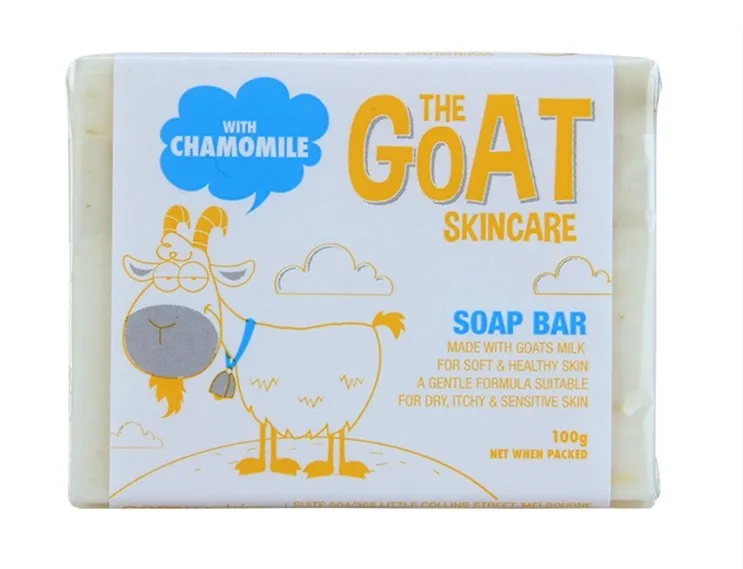 Goatmilk "Премиум" Hand Made Мыло увлажнители с ромашкой, мягкие естественно здоровой кожи, облегчение от экземы, псориаз, дерматит
