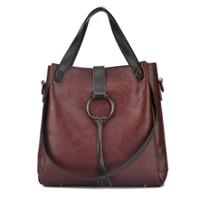 Высококачественные кожаные сумки, большая женская сумка, повседневные женские сумки, винтажные женские сумки через плечо, сумки-мессенджеры, женские сумки
