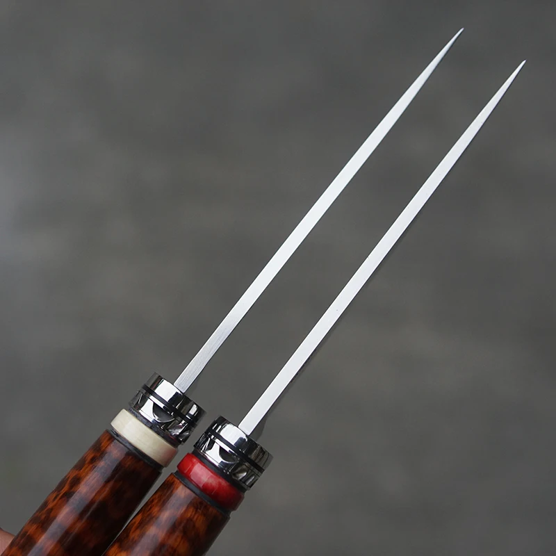 Нож из CPM-M390 стали 60HRC, нож для рыбы, инструмент для повседневного использования, фиксированное лезвие, прямой нож snakewood, высокопрочный нож для выживания на природе