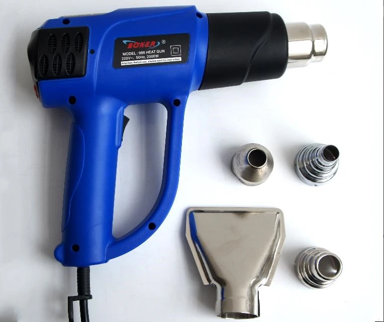P061 BK986 portable hot air gun smart version heat gun 2000W 220Vin