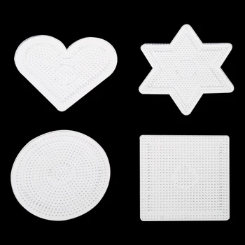 

4Pcs Diy Transparent Shape Puzzle Template For 2.6mm Hama Beads Perler Beads