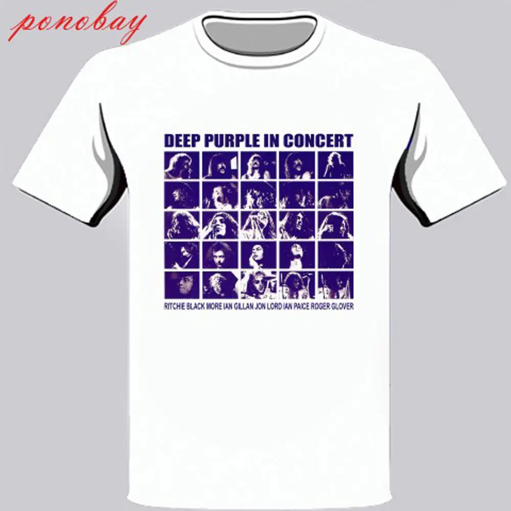 Новый Deep Purple в концерт рок группа Легенда Для мужчин белая футболка Размеры S