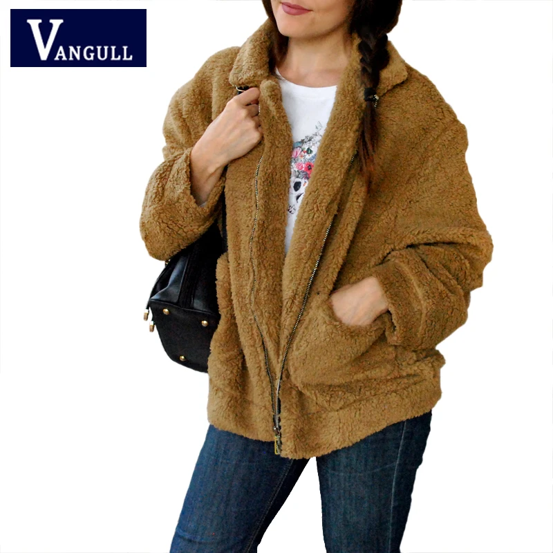 Vangull Cardigan Chaud En Fausse Fourrure Pour Femmes Blouson Chaud Pour Femmes Grande Taille A La Mode S 2xl Aliexpress