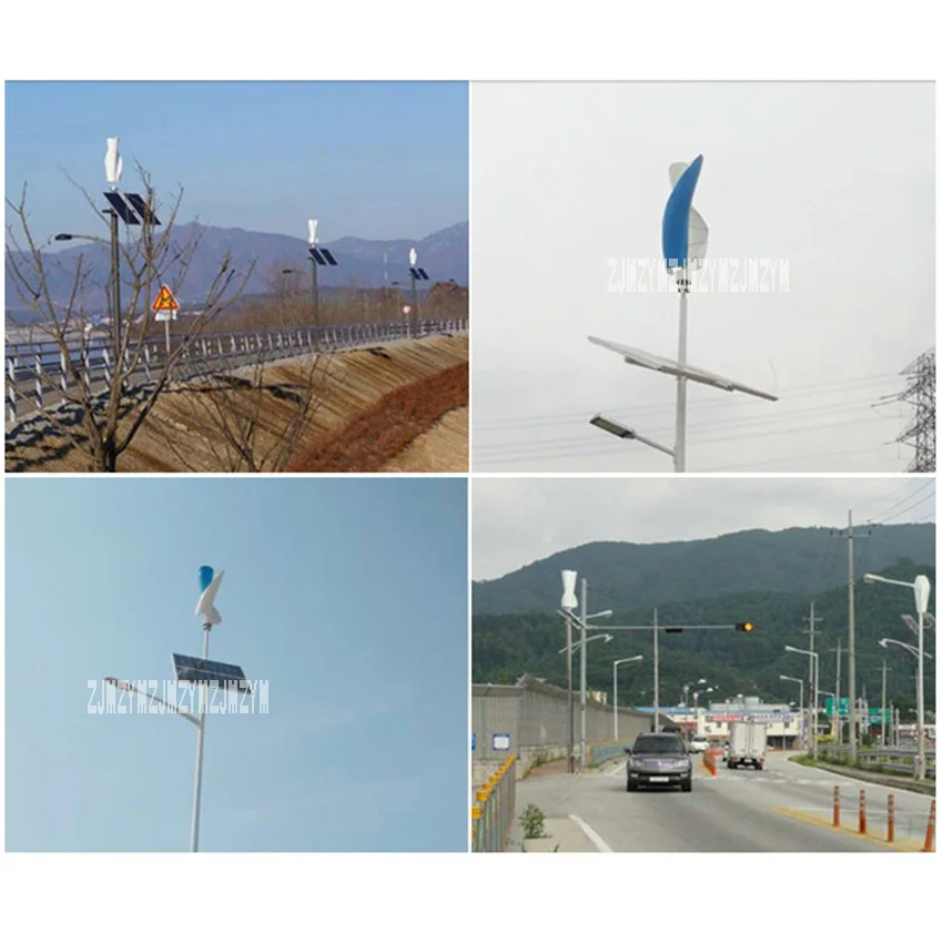 New Arrival Vertical Axis Wind Turbine Generator NE-200R 200W 12/24V Light and Portable Wind Generator Strong and Quiet 11m / s