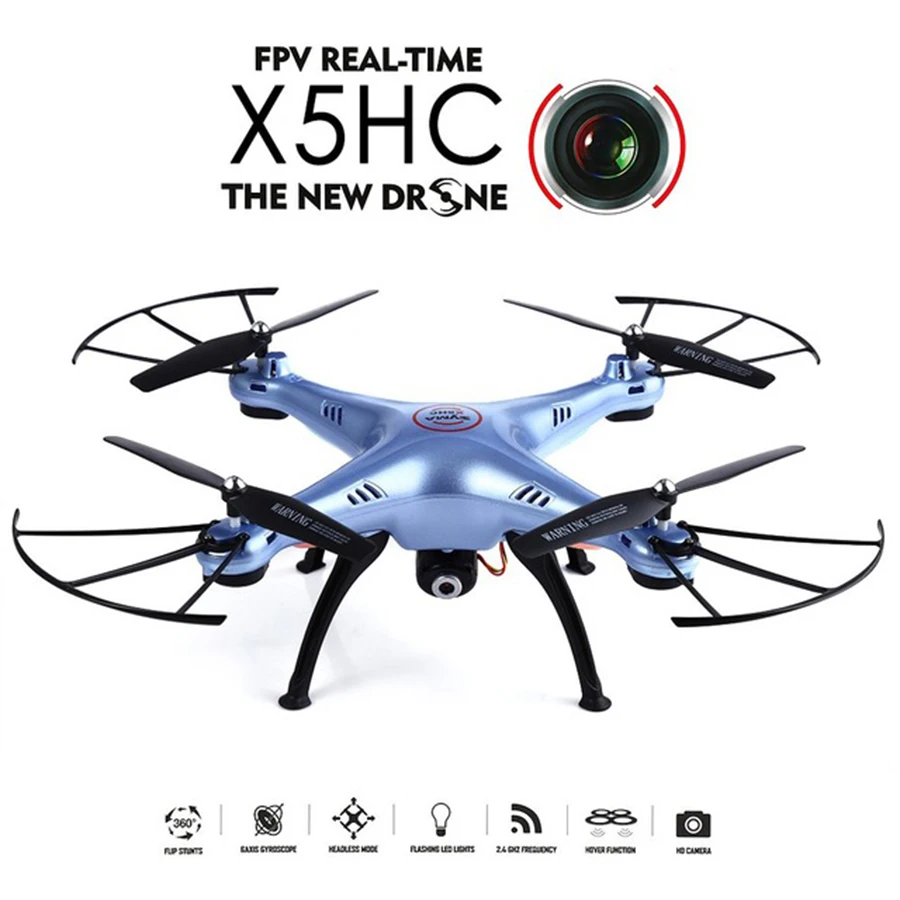 SYMA X5HC 4 CH 2 4GHz 6 Axis RC Quadcopter With 2MP HD Camera AUTO Hovering