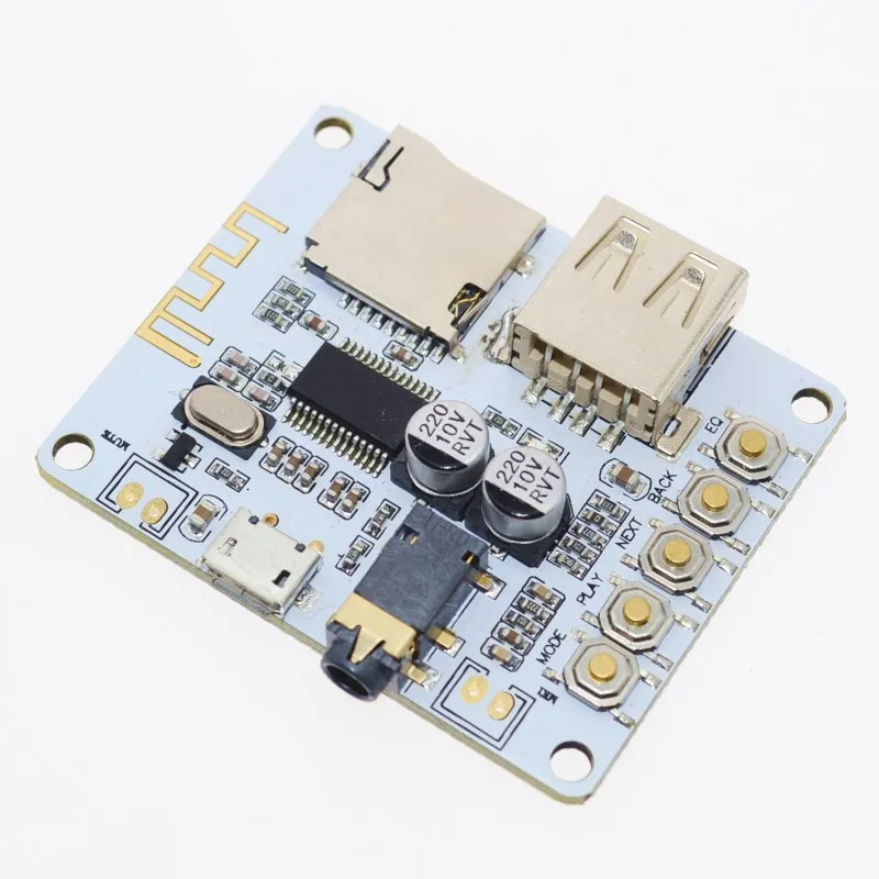 

Bluetooth Audio Receiver Bluetooth MP3 Decoding USB TF Card Board Decoding Broadcast Output Level Before Play