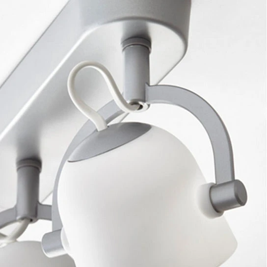 Lighting Table Mushroom with Svirvel Track Light 3 Spotlights Ceiling Track (2)