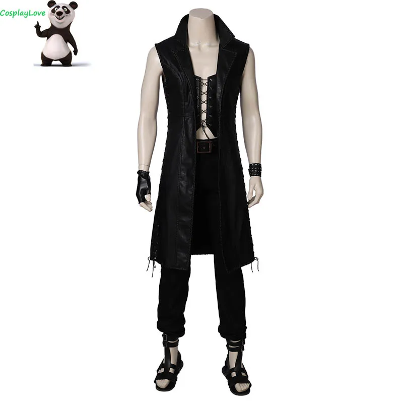 

CosplayLove DMC 5 Devil May Cry V Vitale Cosplay Costume Mysterious Man V Black Outfit Custom Made