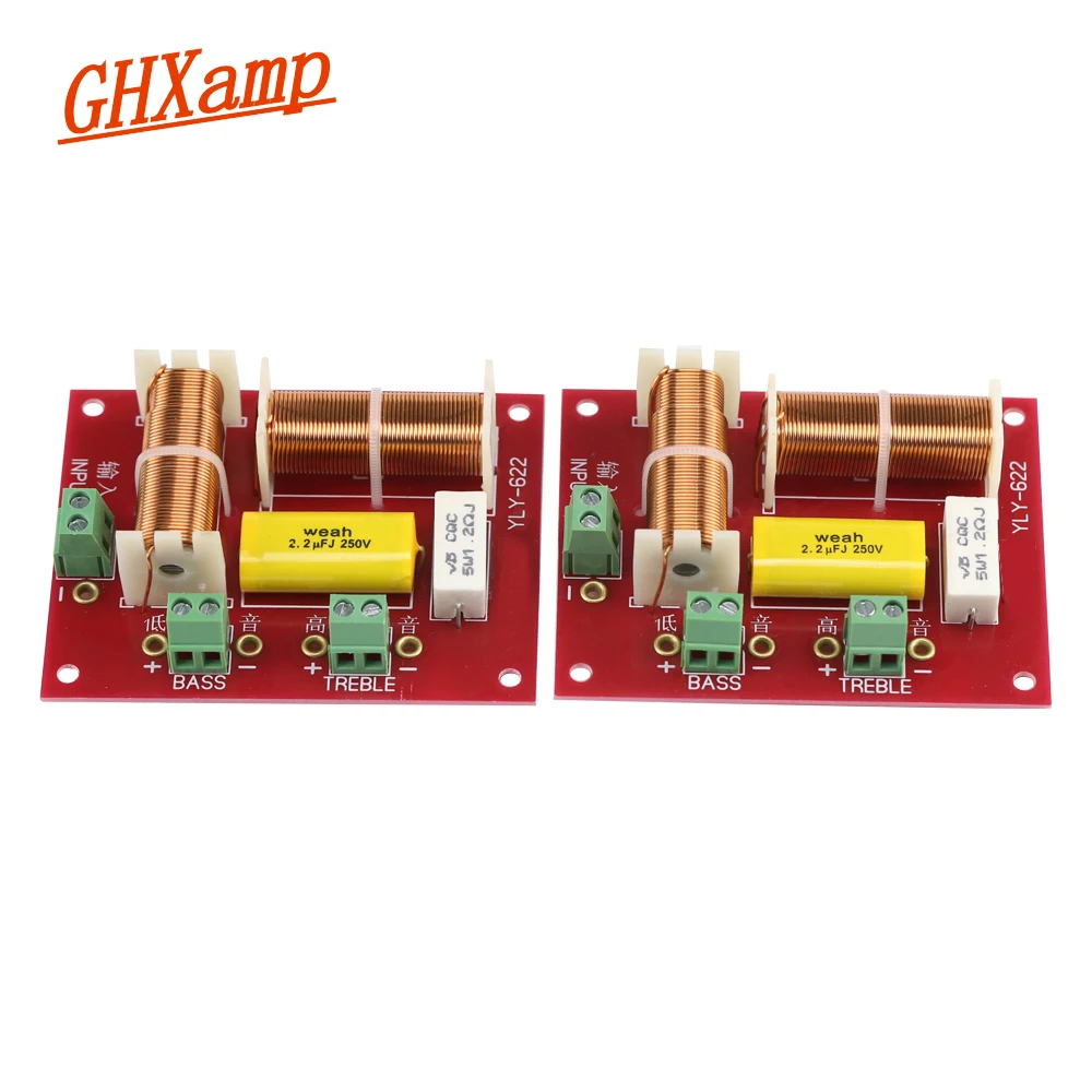GHXAMP 2 шт. полосный делитель частоты высоких басов для динамиков|divider|frequency divider way |