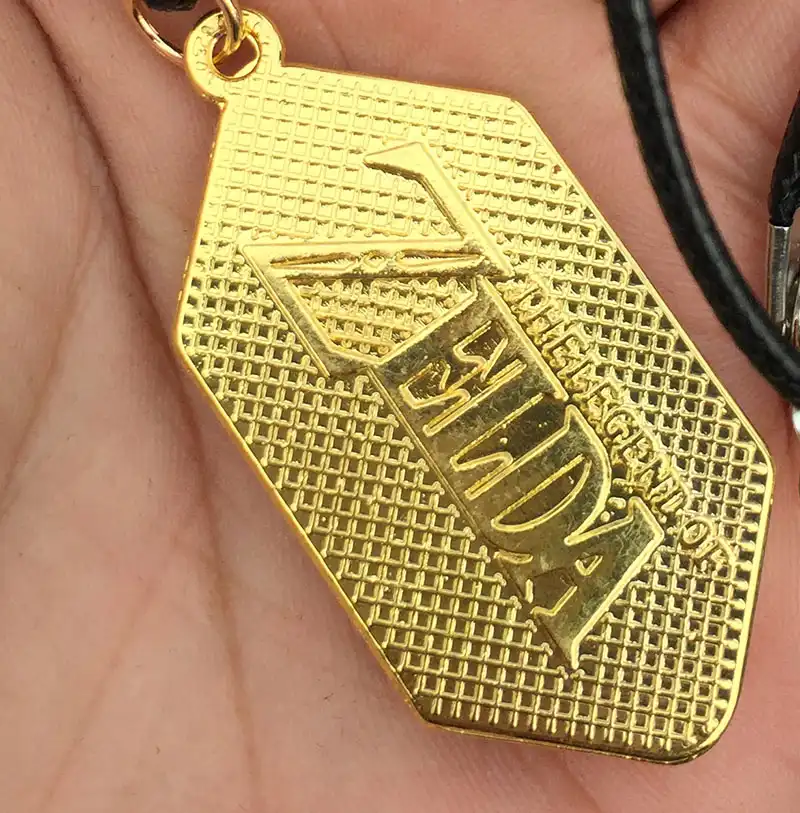 Legend of Zelda red necklace keychain Rupees Props from Ocarina of Time Majoras Mask Wind Waker alloy pendant cosplay gift