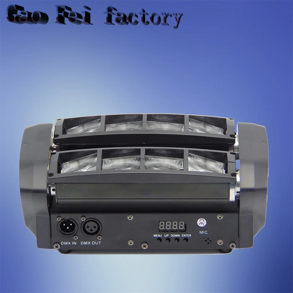 

Moving Head Light Mini LED Spider 8x6W RGBW Beam Light Disco DJ DMX Stage Effect Good Quality